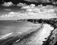 Pointe du Hoc, overlooking Omaha Beach